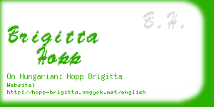 brigitta hopp business card